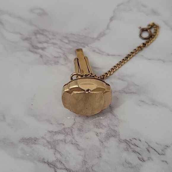 Baylor Swiss Watch Cufflinks Vintage 12K Gold Filled Formal Evening Vintage - Picture 14 of 14